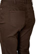 Jeansy bootcut Ellen z kolorowego denimu, Brązowy, Packshot image number 3