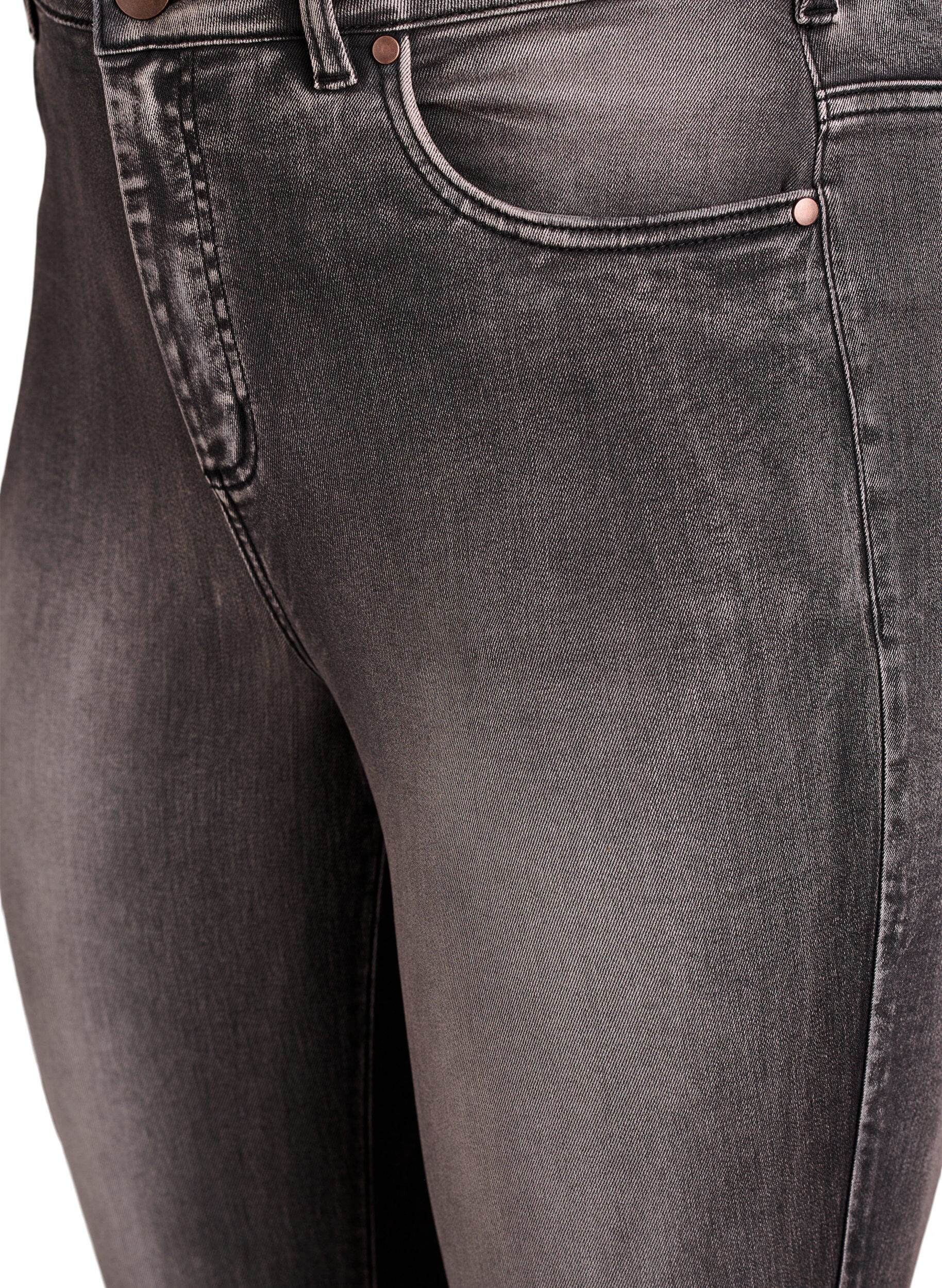ZizziJeansy Amy super slim z wysokim stanem, Ciemnoszary, Packshot image number 2
