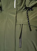 Hydrofobowa parka z kapturem i funkcjonalnymi detalami, Zielony, Packshot image number 2