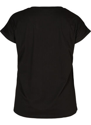 Koszulka z mieszanki bawelny, Black, Packshot image number 1