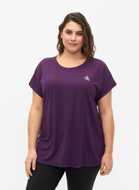 Koszulka treningowa z krótkim rekawem, Purple Pennant, Model
