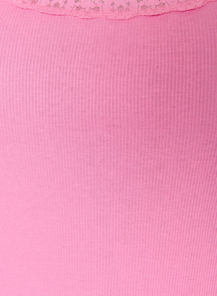 Top z koronkowym wykonczeniem, R&oacute;żowy, Packshot image number 2