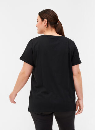 Sportowa koszulka z nadrukiem, Black Swearing, Model image number 1