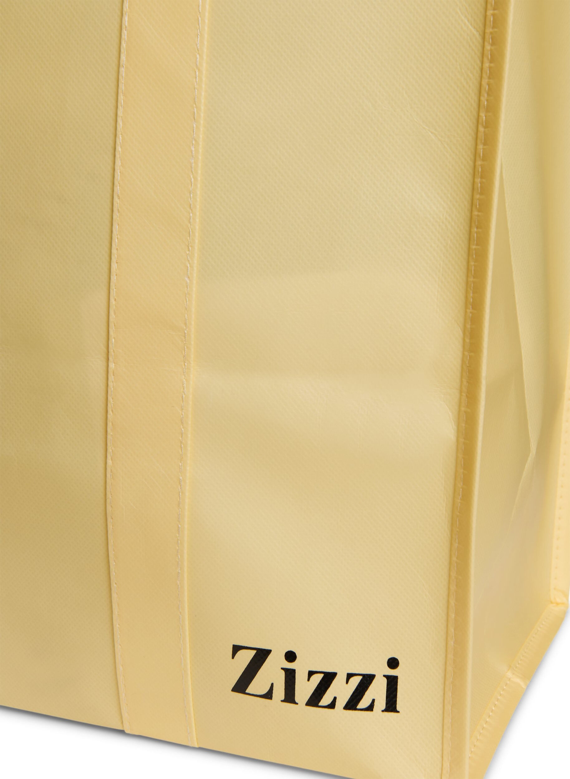 ZizziTorba na zakupy z suwakiem, Ż&oacute;łty, Packshot image number 2