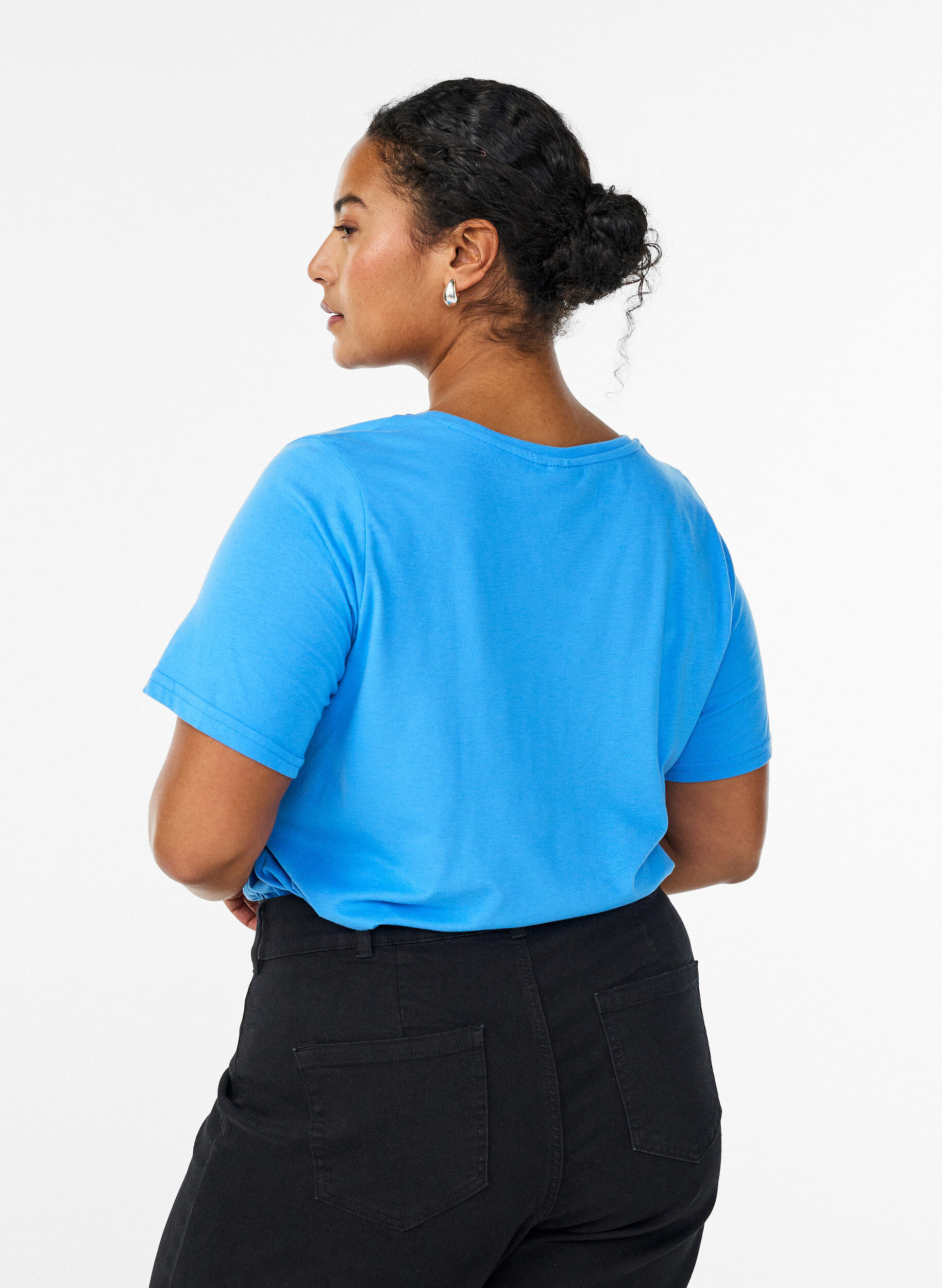 ZizziKoszulka z nadrukiem, Niebieskie, Model image number 2