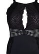 Bodystocking with lace and cut-outs, Black, Packshot image number 2