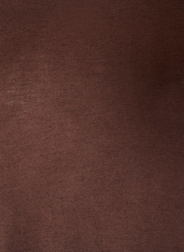 Luzna koszulka wykonana z dzianiny wiskozowej, Brązowy, Packshot image number 2