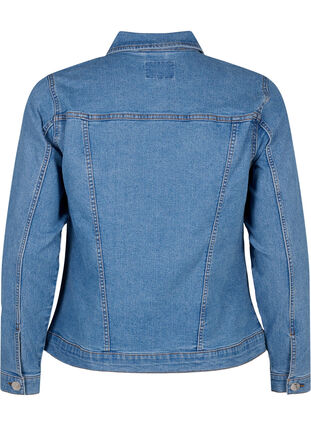 FLASH – kurtka jeansowa z elastycznej mieszanki bawelnianej, Blue Denim, Packshot image number 1
