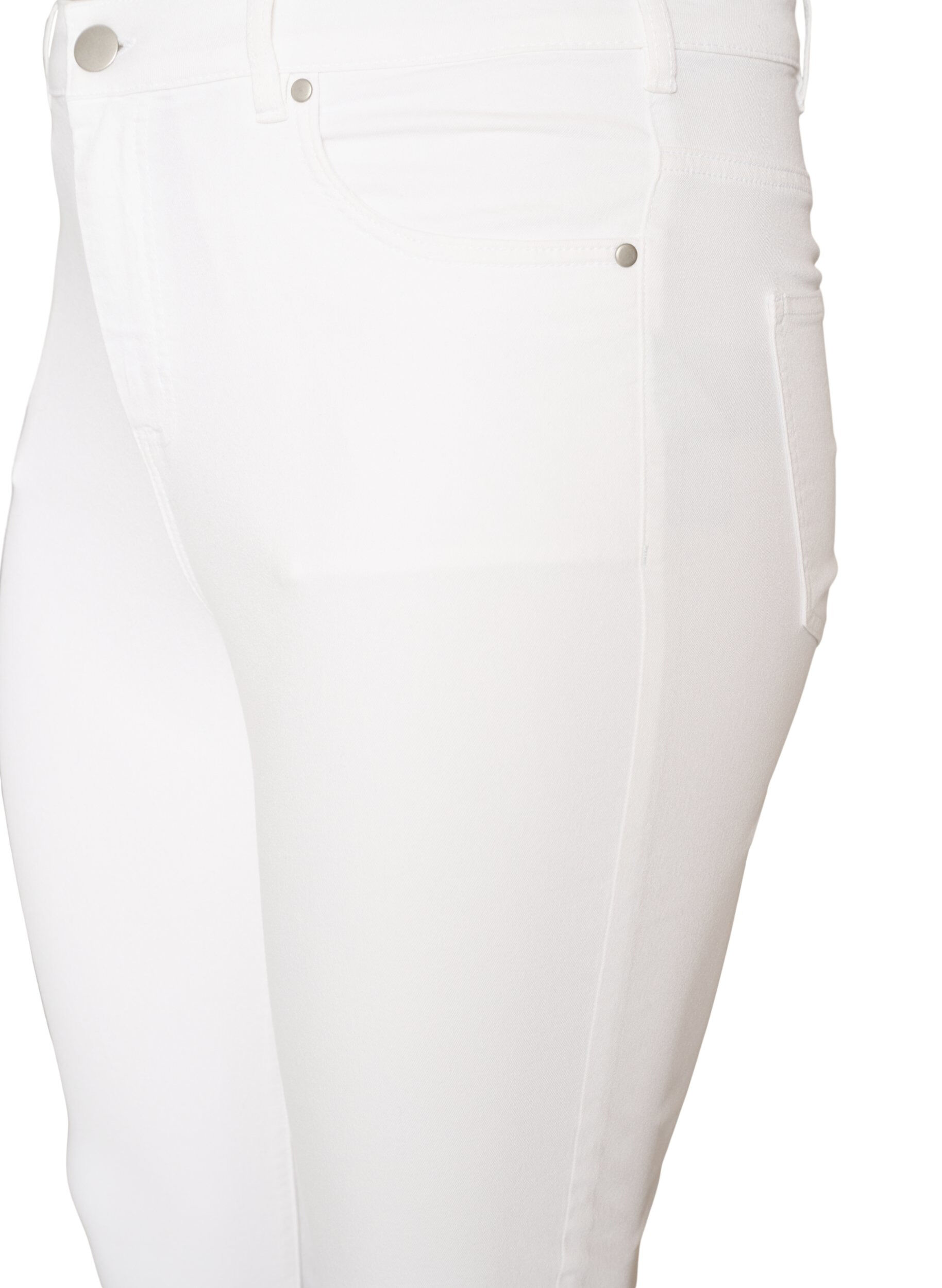 ZizziJeansy super slim z wysokim stanem Amy, Biały, Packshot image number 2