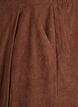 Krótka spódniczka sztruksowa, Brązowy, Packshot image number 2