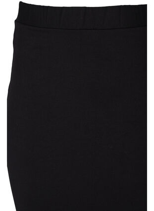 Dopasowana spódnica w jednolitym kolorze, Black, Packshot image number 2