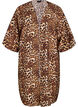 Kimono z wiskozy z rekawami 3/4, Brązowy, Packshot image number 0