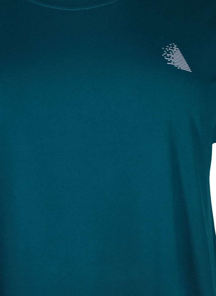 Koszulka treningowa z krótkim rekawem, Zielony, Packshot image number 2