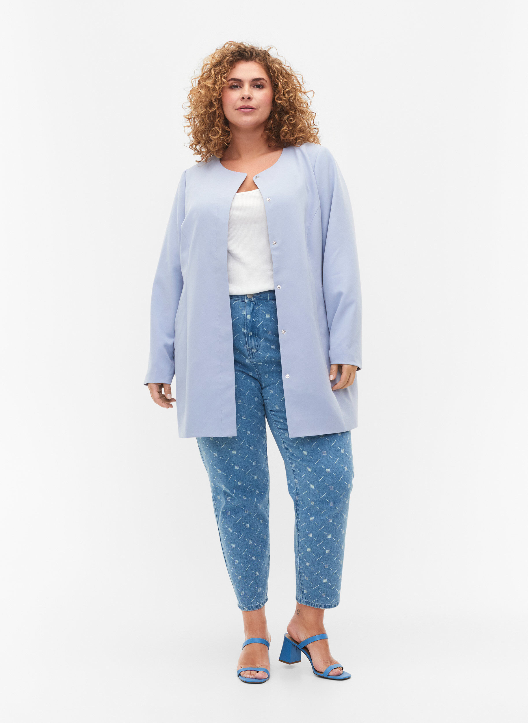 Zizzi Lekka, klasyczna, wiosenna kurtka, Eventide, Model image number 2