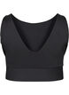CORE, MID SUPPORT SPORTS BRA - Biustonosz sportowy, Black, Packshot image number 1
