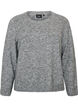 Luzny sweter z okraglym dekoltem, Szary, Packshot image number 0