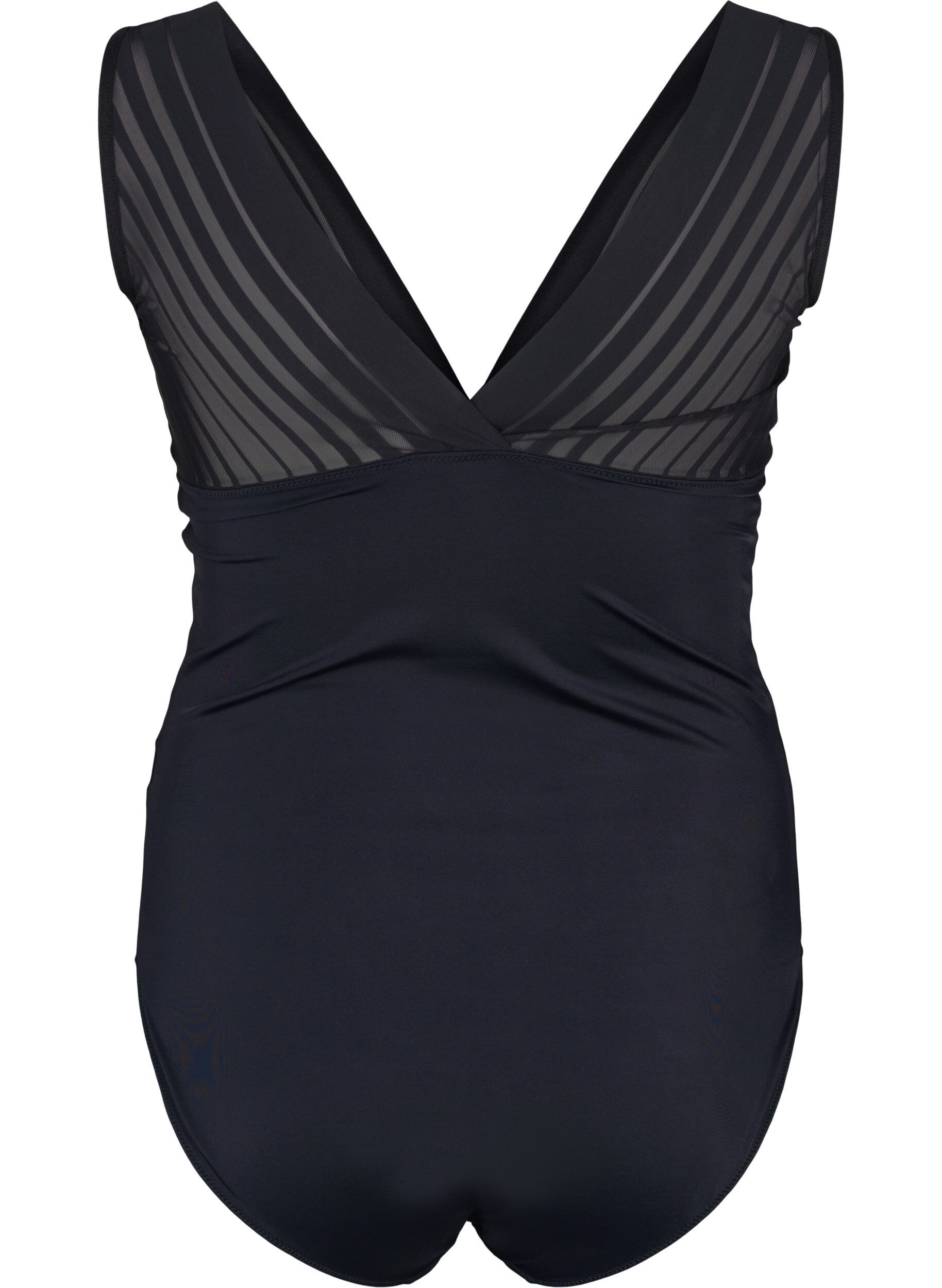 Zizzi Body z siateczka, Black, Packshot image number 1