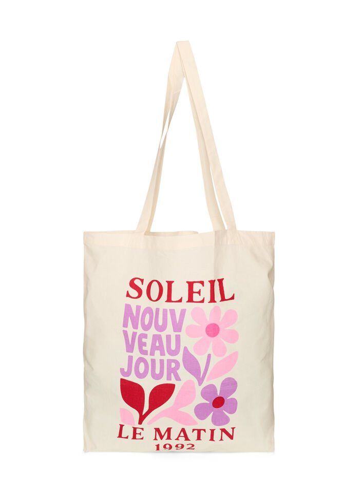 Tote bag z nadrukiem, Czerwony, Packshot image number 0