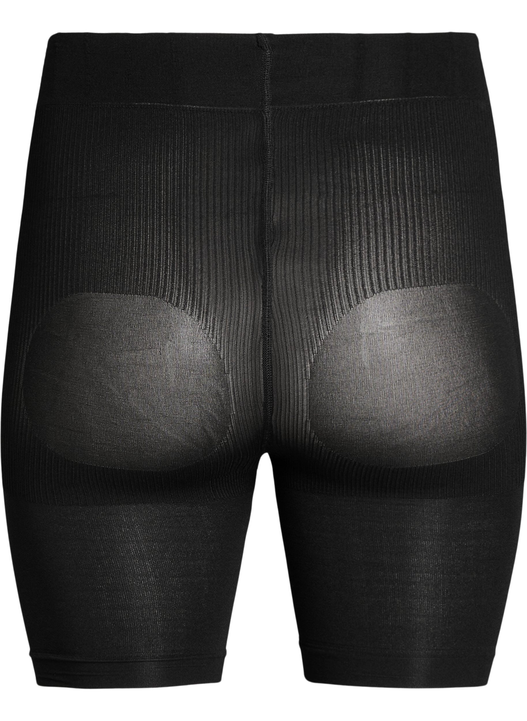 ZizziSzorty push-up 2-pack o gestosci 60 denier&oacute;w z efektem modelujacym, Czarne, Packshot image number 1