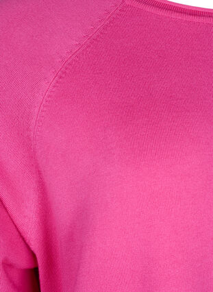 Bluzka z dzianiny wiskozowej z rekawem 3/4, Raspberry Rose, Packshot image number 2