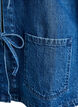Zawiazywana kurtka jeansowa z kieszeniami, Blue Denim, Packshot image number 3