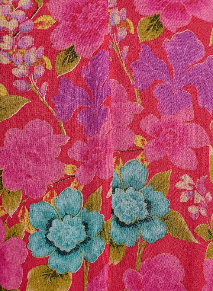 Maxi sukienka bez rekaw&oacute;w w ksztalcie litery A z dekoltem w ksztalcie litery V, Czerwony, Packshot image number 2