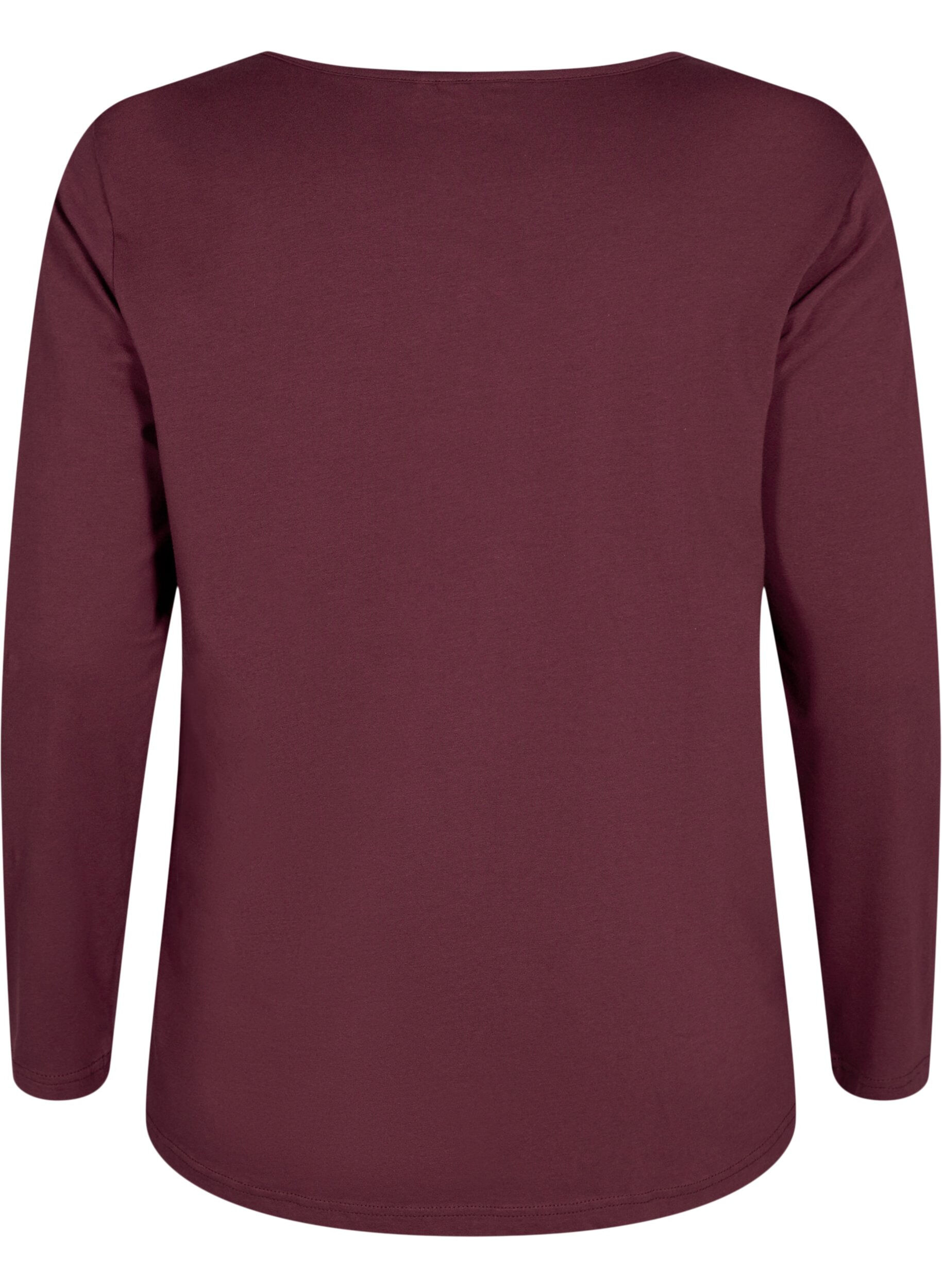 Zizzi Bawelniana koszula nocna z tekstowym nadrukiem, Czerwony, Packshot image number 1