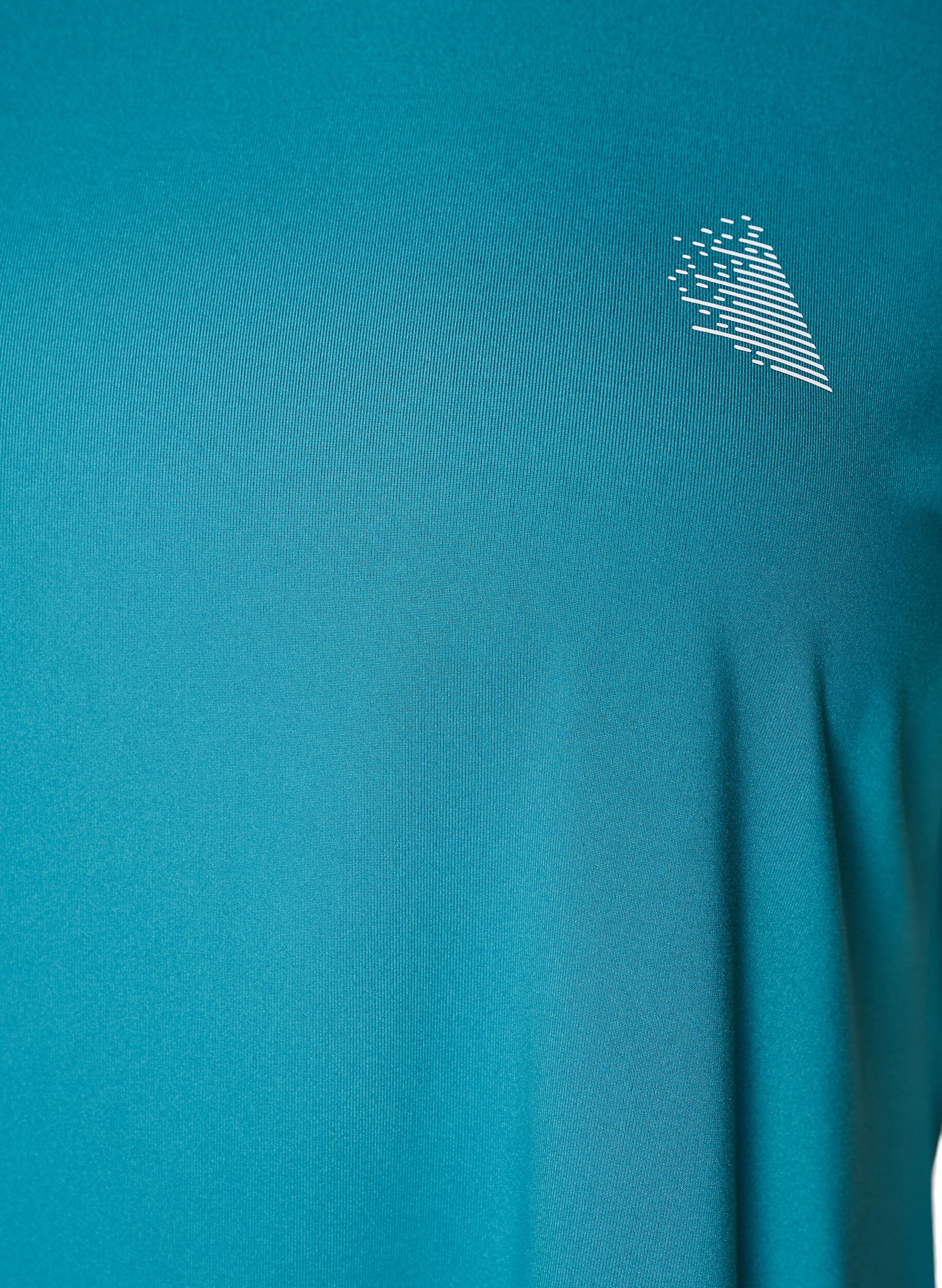 ZizziKoszulka treningowa w jednolitym kolorze, Niebieskie, Packshot image number 2