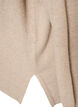 Sweter z kolnierzykiem i luznym krojem, Beżowy, Packshot image number 3
