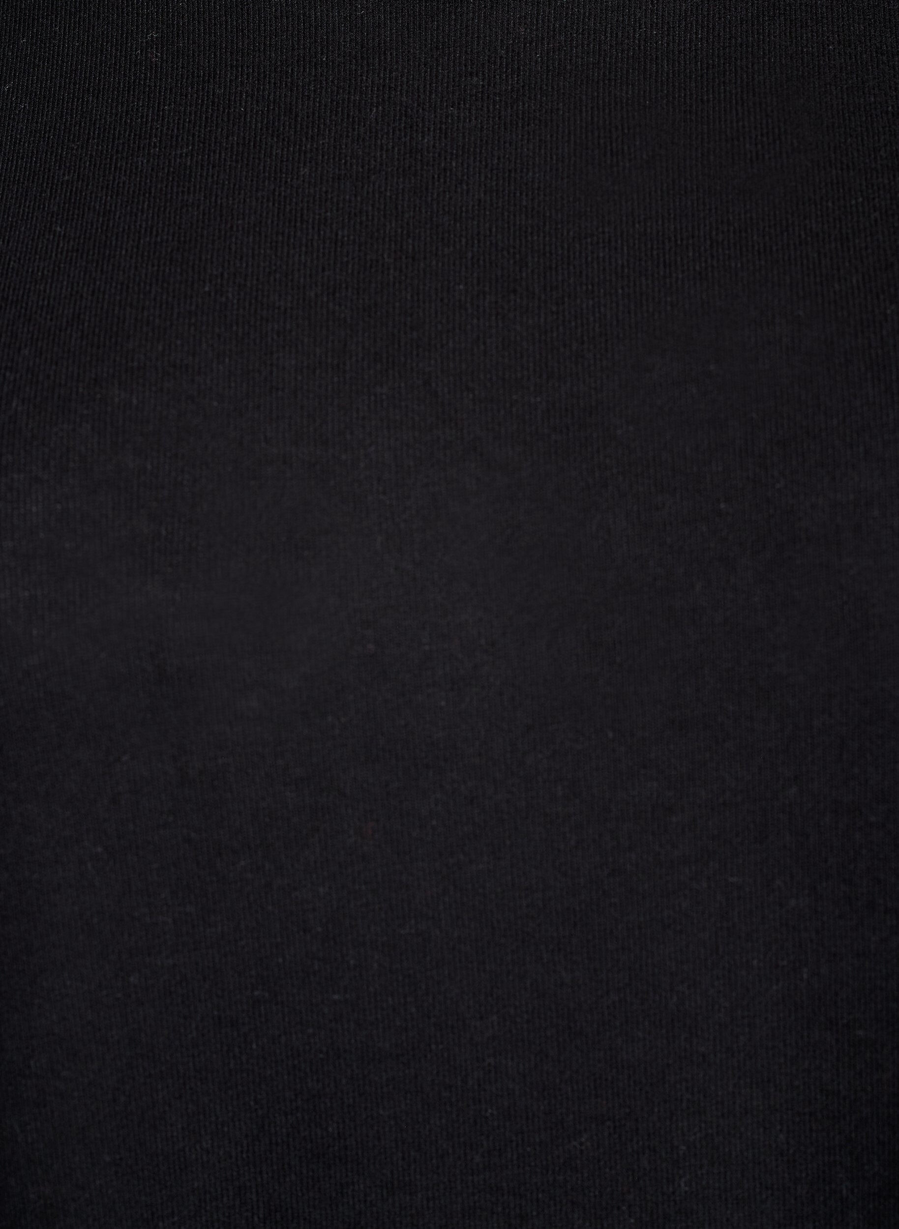 Zizzi Bluzka dresowa z rekawami 3/4, Czarne, Packshot image number 2