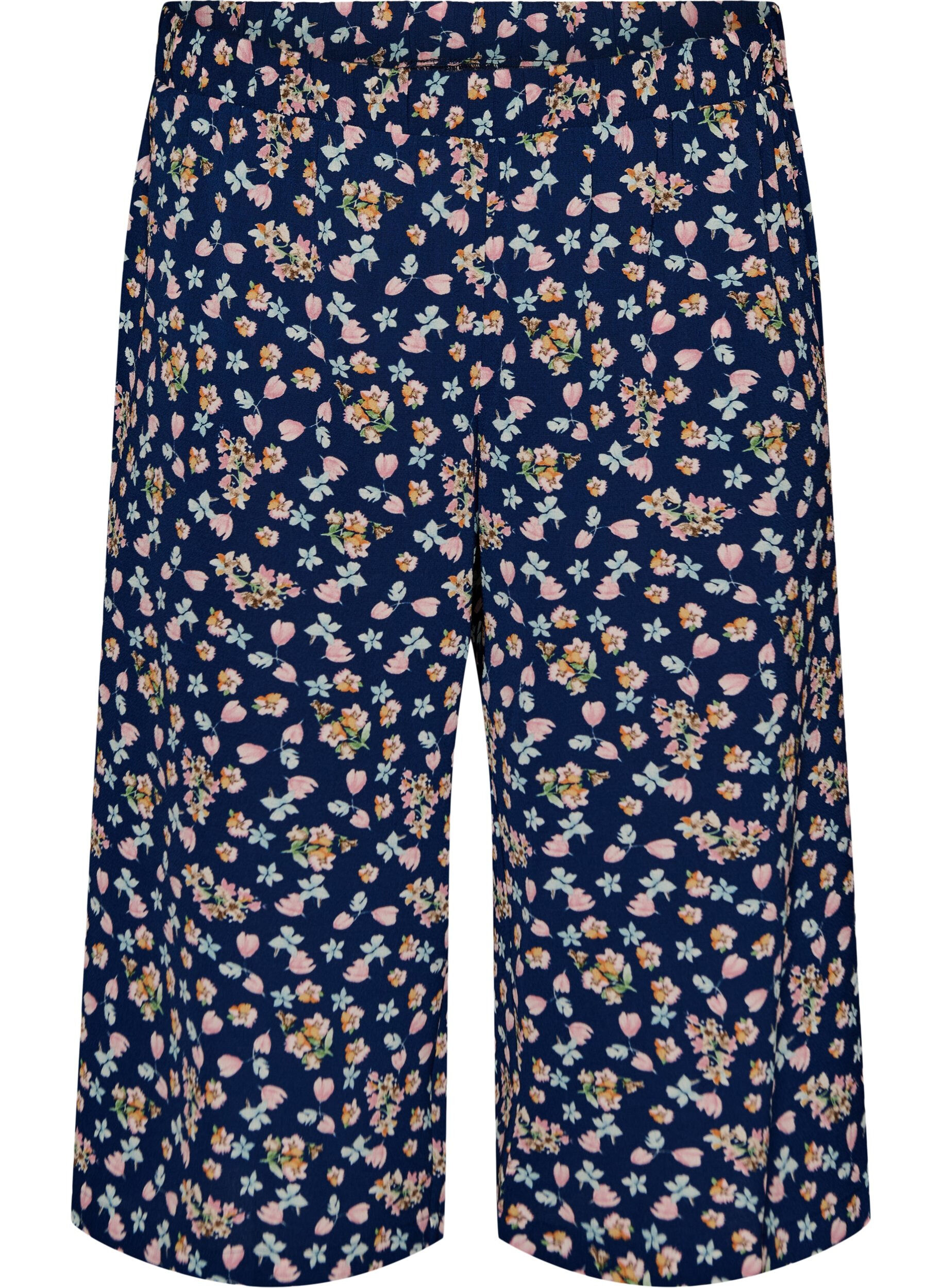 ZizziSpodnie culotte z nadrukiem, Niebieskie, Packshot image number 0