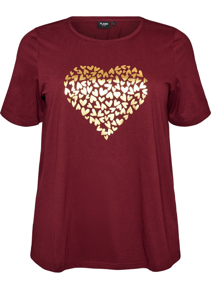 Koszulka z nadrukiem, Czerwony, Packshot image number 0