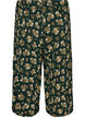 Spodnie culotte z nadrukiem, Czarne, Packshot image number 1