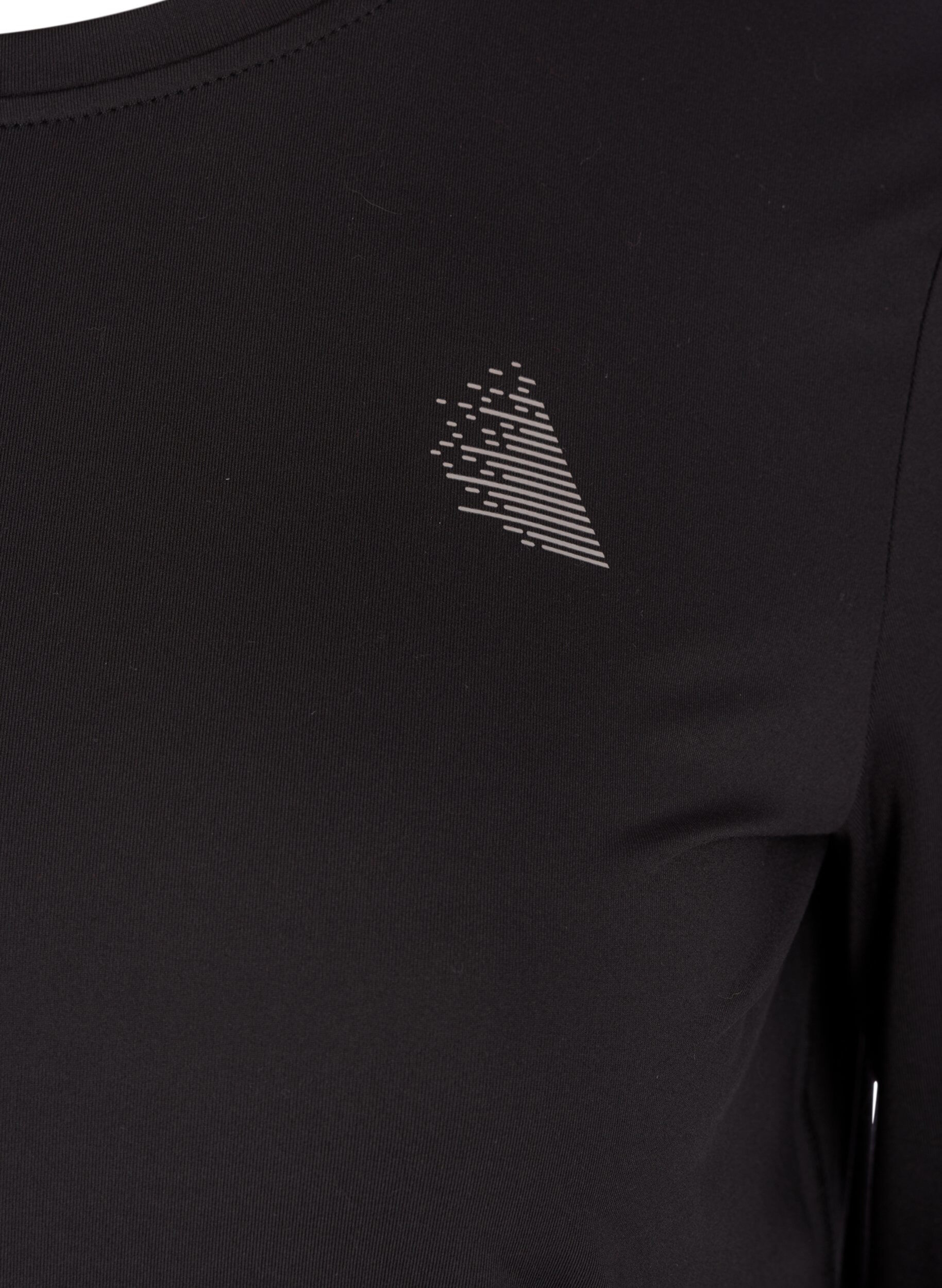 ZizziTop do fitnessu z dlugimi rekawami, Czarne, Packshot image number 2