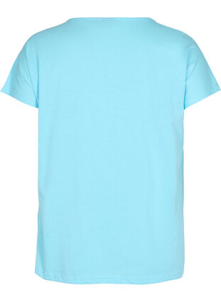 Koszulka z mieszanki bawelny, Blue Topaz, Packshot image number 1