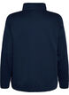 Bluza z wysokim kolnierzem i zamkiem, Niebieskie, Packshot image number 1