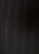 Bluzka z fakturowanego jerseyu o fasonie balonowym, Czarne, Packshot image number 2
