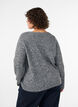 Luzny sweter z okraglym dekoltem, Szary, Model image number 2