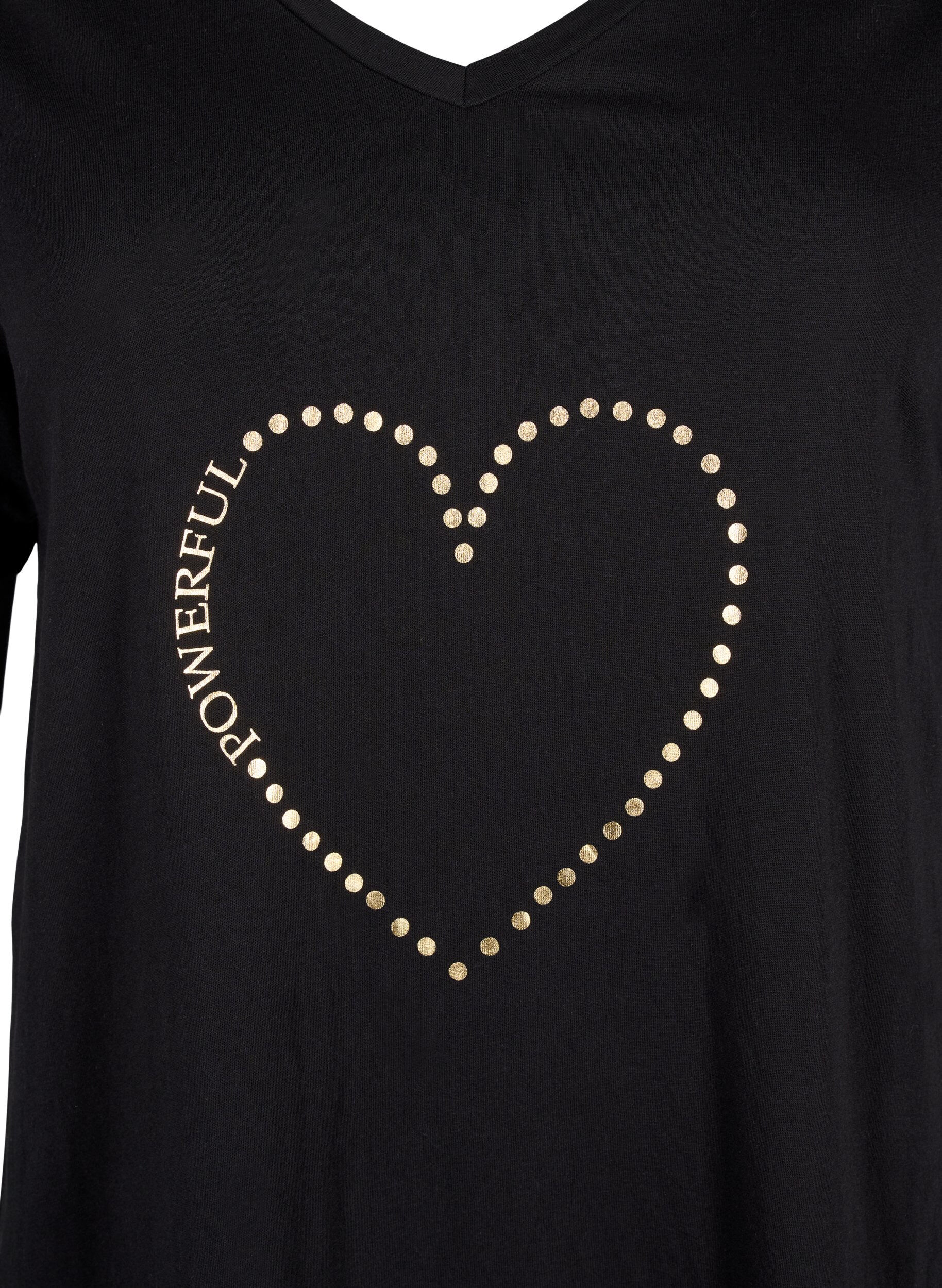 Zizzi Koszula nocna z bawelny organicznej z dekoltem w szpic, , Packshot image number 2