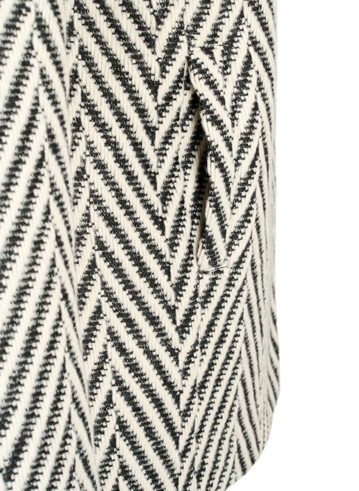 Wzorzysta kurtka, Black w. White, Packshot image number 3