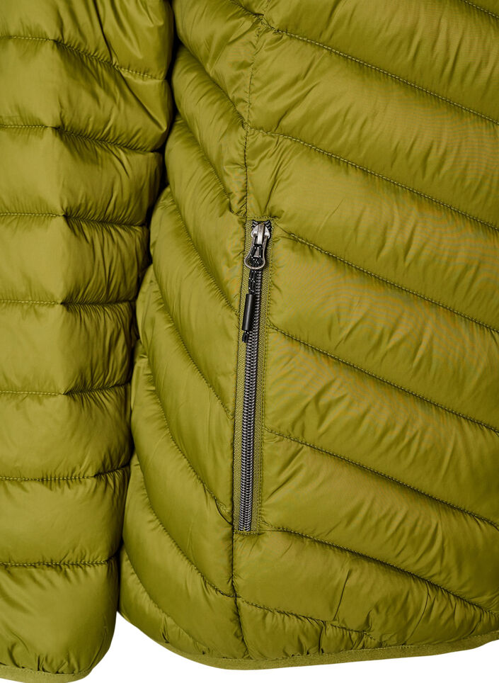 Lekka kurtka z kapturem, Zielony, Packshot image number 3