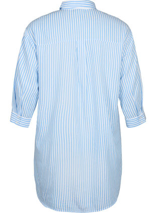 Dluga koszula w paski z rekawem 3/4, Marina W. Stripe, Packshot image number 1