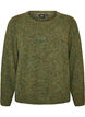 Luzny sweter z okraglym dekoltem, Zielony, Packshot image number 0