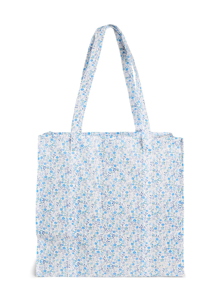 Torba na zakupy z suwakiem, Niebieskie, Packshot image number 1