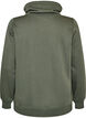 Bluza z wysokim kolnierzem i kieszeniami, Zielony, Packshot image number 1