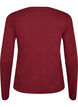 Basicowy T-shirt z dlugim rekawem i okraglym dekoltem, Czerwony, Packshot image number 1