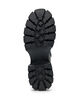 Dlugie buty ze sztucznej sk&oacute;ry z grubego podeszwa, Czarne, Packshot image number 4