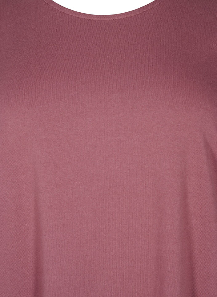 Bawelniana sukienka balonowa z kieszeniami, Różowy, Packshot image number 2