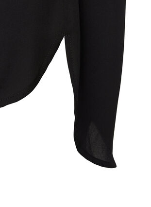 Bluzka z dekoltem na krzyz na plecach, Black, Packshot image number 3