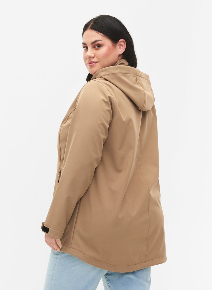 Softshell jacket with detachable hood, Amphora, Model image number 1